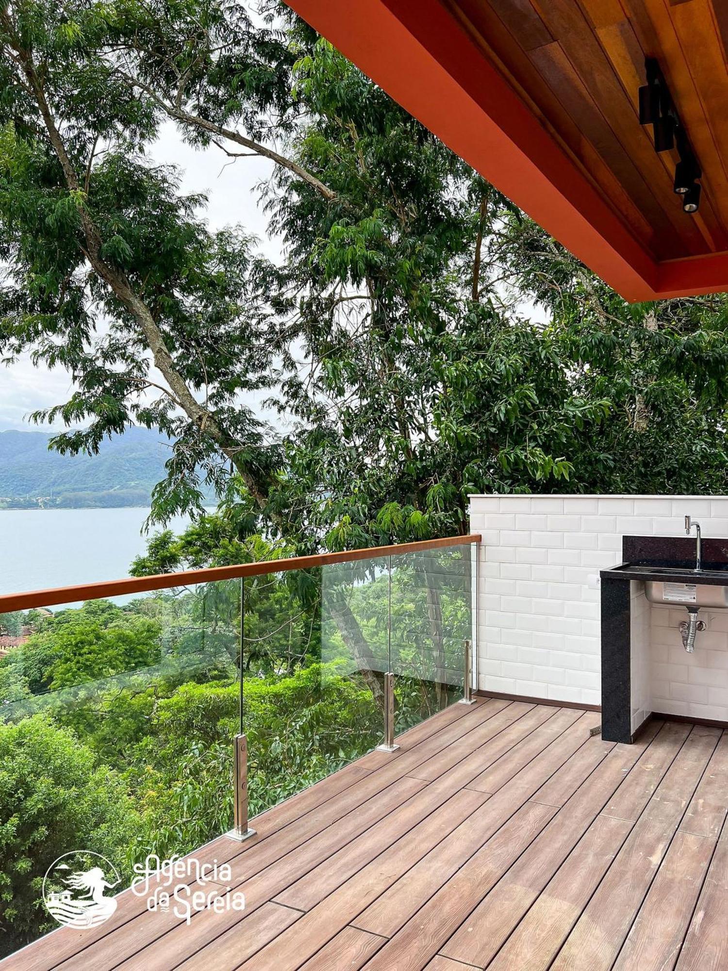 Linda Casa Com Vista Incrivel Em Condominio No Sul Da Ilha Ilhabela Ngoại thất bức ảnh