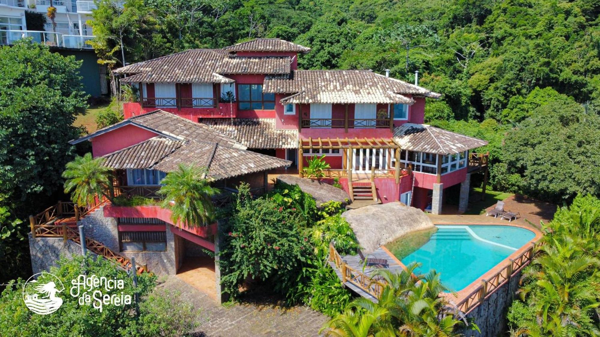 Linda Casa Com Vista Incrivel Em Condominio No Sul Da Ilha Ilhabela Ngoại thất bức ảnh